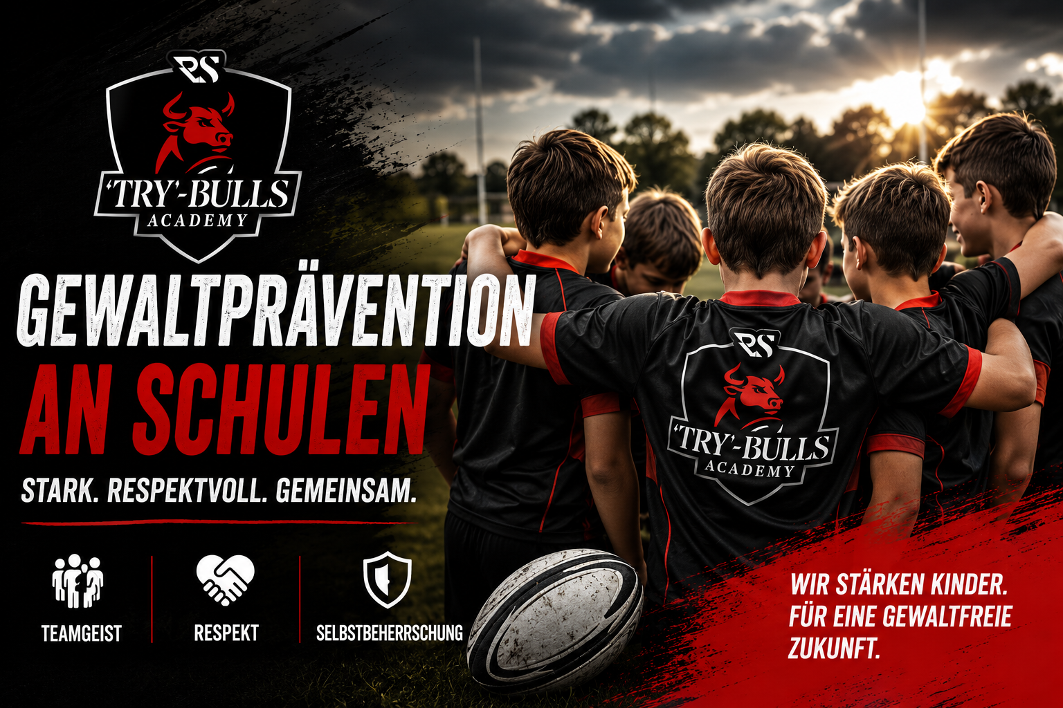 Gewaltpr&auml;vention an Schulen mit der TRY-BULLS Academy