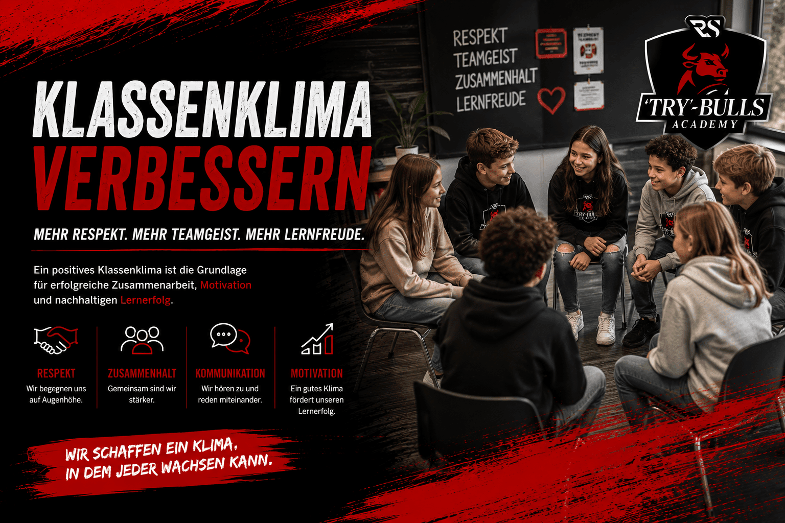 Projekttag zum Klassenklima verbessern mit Bewegung, Reflexion und sozialem Lernen