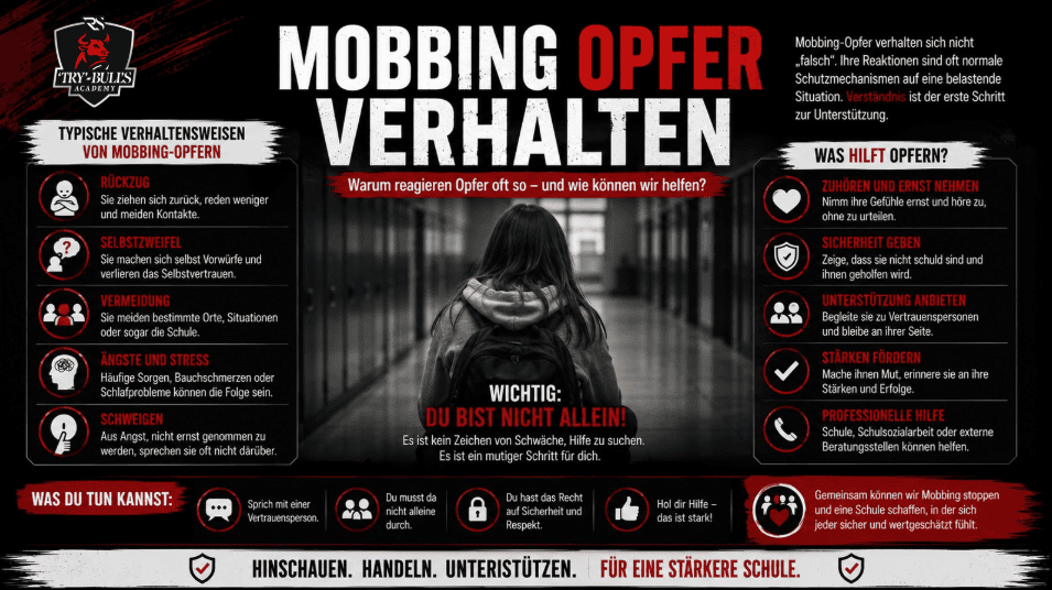 Mobbing Opfer Verhalten in der Schule – Rückzug, Angst und weitere Warnsignale erkennen