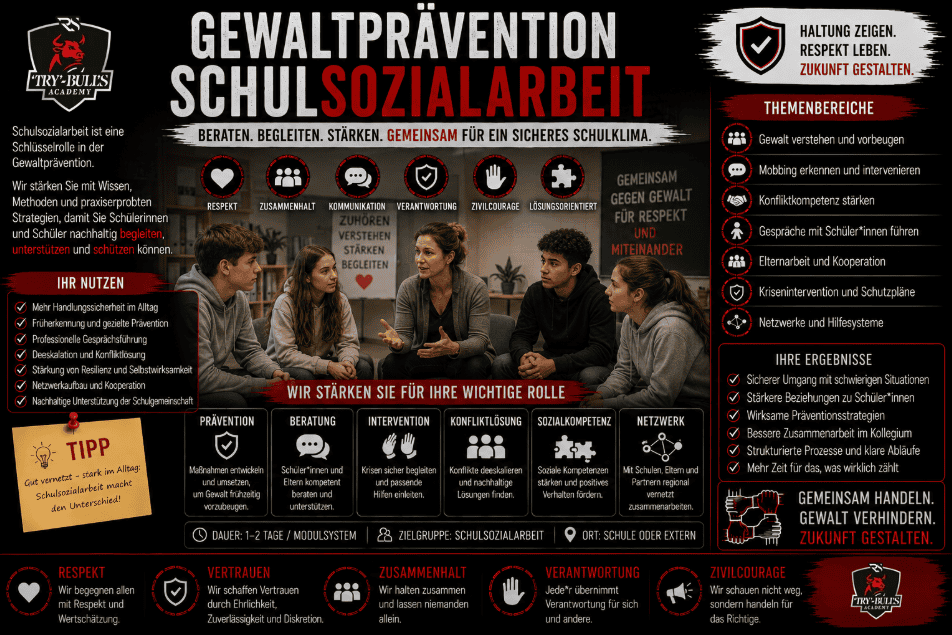 Gewaltprävention Schulsozialarbeit – Aufgaben, Handlungsschritte und schulische Praxis