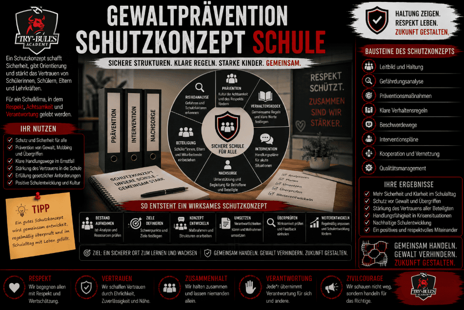Gewaltprävention Schutzkonzept Schule – Aufbau, Risikoanalyse und Handlungsschritte
