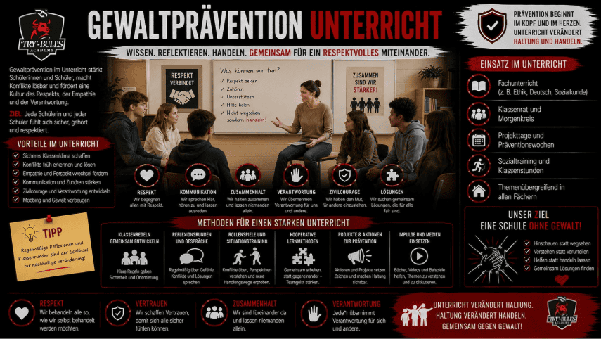 Gewaltprävention Unterricht – Prävention im Schulalltag und in der Klasse