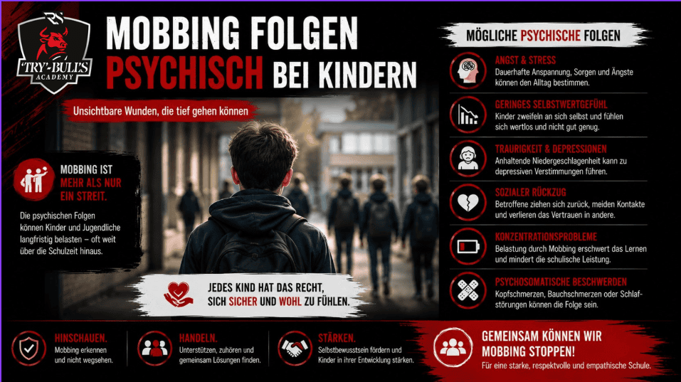 Mobbing Folgen psychisch Kinder – Angst, Rückzug und Selbstzweifel erkennen