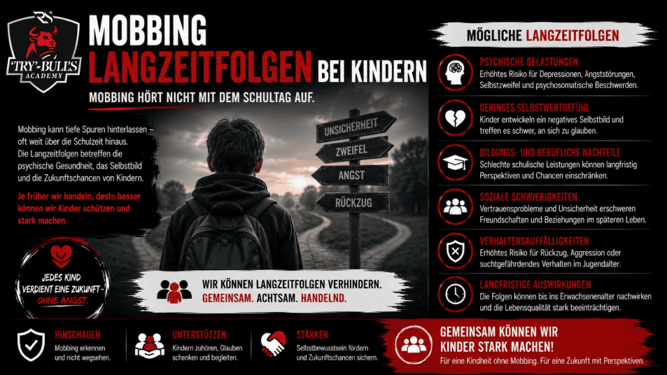 Mobbing Langzeitfolgen Kinder – psychische und soziale Spätfolgen verstehen