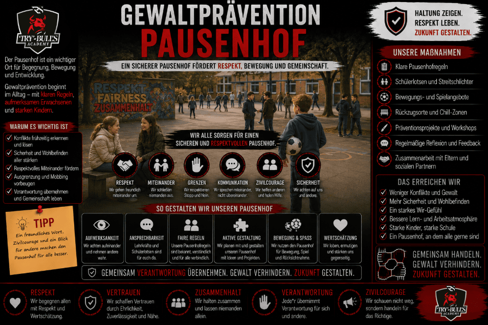 Gewaltprävention Pausenhof – Konflikte erkennen, sichere Pausen gestalten und Gewalt vorbeugen